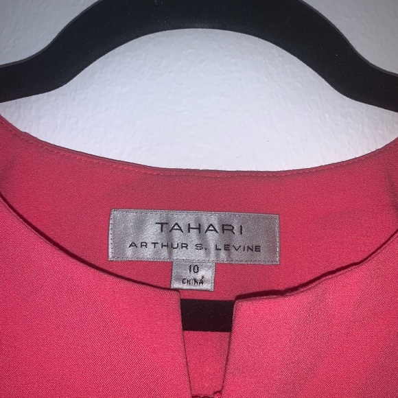 TAHARI ARTHUR S. LEVINE Peplum Coat Pink Size 10 (M) - Picture 11 of 12